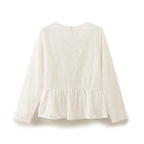 New Long-Sleeved Skirt Shirt 3046352 Lace-Up Shorts 3046252-Outfit