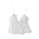 And Summer 2025 New Women's Street Fashion Bows Cotton Sling Vest