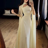 New Women's Temperament Elegant Solid Color Slim Slimming