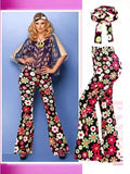Hot Women's Hippie Clothing Fashion Wide Leg Horn Pants Clammed Trousers +