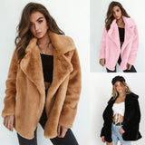 autumn and winter coat sexy plush lapel slim coat winter coat women elegant fall clothes for