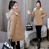 2021 Winter Women Coats Comfortable Fashion Basic Jacket And Coat Women Casual Long Parkas Hooded Winter Jacket