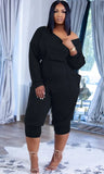 Casual Stacked Jumpsuit with