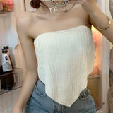Square Towel Small Sling Summer New Waistcoat Woman Wears A Solid Color Bottom Turban Top Inside And