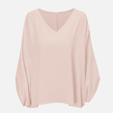 Sleeve V Neck Linen Cotton Women Blouse Kink Oversize Solid Chiffon Irregular Loose Ladies Blouses 2021 Summer