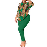 2025 Women's Two Sets Of Fashion Printed Trousers