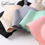 Seamless Push Up Bras for A B C cup No wire Plunge Brassiere for Women Lovely