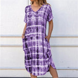 Floral Print Bohemian Beach Dress 2020 Summer Women Dress Ruffles Casual Short Sleeve V-Neck Wrap Party Dresses