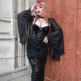 Dark 2023 Spring And Summer New Style Lace Lace Jacquard Suspender Slim Dress Woman-Outfit