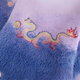 New Spring Design Texture Splicing Embroidery Loose Sweater 2893405-Outfit