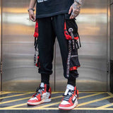 Men's Loose Tide Brand Ins Hip-Hop Hip-Hop Wide-Leg Trousers Men's Straight Leg Trousers-Outfit