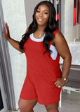 Sleeveless O-Neck Loose Fitting Casual
