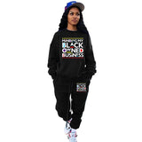 Sweatsuits for Women 2021 Two Piece Set Letter Print Sweatshirt Sweatpants Jogger Tracksuit Female Wholesale