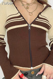Print Fashion Y2K Jackets Long Sleeves Patchwork Turn Down Neck Coats Streetwear Autumn Cute Zip Up