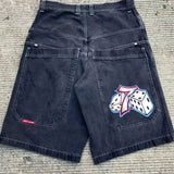 Shorts Y2K Hip Hop 2023 Original Gothic Pocket Baggy Jeans Shorts Man-Outfit