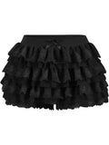 Anti-Permeable Multi-Layer Cake Stacked Short Skirt Hot Trousers Hot Girl Sexy Fashion Lace Skirt Sexy