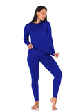 And Winter Warm Underwear Women's Seamless Slim Comfortable Elastic Solid Color Long-Sleeved Trousers Autumn Suit Long Johns-Outfit