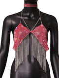 Toloer Type Sequins Slim Short Money Inside The Sling Type Anti-Light Black Small Vest