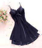 Sexy Women Lingerie Nightgown Casual Ladies Sleepwear Nightdress Camisola Vestidos Femininos Nightie Women