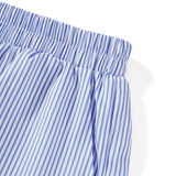 Women’s Summer Striped Print cleanfit Loose Long Pants Casual Elastic High Waist Lounge Street Trousers with Pockets-Outfit