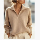 2025 Leisure Long-Sleeved POLO Collar Dress