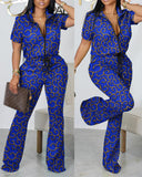 Independent Station New Spring / Summer 2023 Fashion Printed Zipper Jacket 2-Piece Set-Outfit