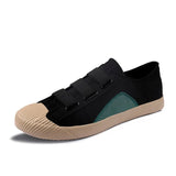 o'clock Classic Men Canvas Shoes Quality Breathable Wear-resisting Sneaker Fashion Casual Comfortable Male Flats