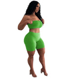 Leisure Sports, Fitness, Running, High Elasticity, Tight Body, Small Chest Shorts, Two-Piece Sets.-Outfit