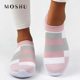 Socks Shoes Ladies Sneakers Women Walking Shoes Vulcanized Casual Basket Femme Slip-On Trianers Zapatos Mujer Plus