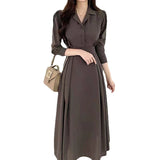 Chic Early Autumn Light Luxury Elegant Loose Long Thin Long Fashion Design Shirt