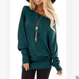 long-sleeved T-shirt autumn new solid color