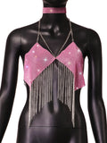 Toloer Type Sequins Slim Short Money Inside The Sling Type Anti-Light Black Small Vest