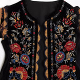 And Winter New Embroidered Velvet Vest-Outfit