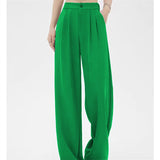 Pants Women Spring And Autumn 2025 New High Waist Hanging Feeling Loose Straight Broad Leg Pants Trousers Casual