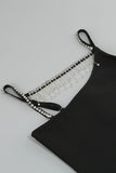 Fringe Asymmetrical Neck Bandage
