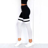 Sexy Leopard Print Leggings Women Activewear Mesh Patchwork Fitness Legging High Waist Workout Leggings