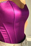Summer Sexy Tube Tops Women Solid Sleeveless Slim Skinny Corset Cropped Top Casual Female Strapless Vest Elegant New