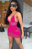 Sexy Straps See Through Bandage Mini