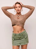Summer New Waterwash Temperament Elegant Denim Mini Skirt Half-Dress