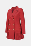 Pleated Mini Blazer