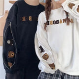 Oversized Pullover Women Couple Harajuku Hoodies Winter Fleece Long Sleeve Sweatshirts Loose Casual Jacket Warm