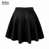 New Summer Women's Style Korean Skirts Fashion Sexy Girl Mini Elastic Pleated Skirt for Female JYF