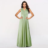 Style Multi-Wear Multi-Rope Cross-Back Sexy Bandage Dress Long Dress-Outfit