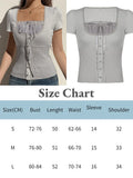 2022 Y2K Clothes Knitted Lace T Shirts Kawaii Square Neck Crop Top Bow Cute Retro Pullovers Harajuku Korean Tee