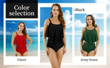 Women's Nursing Swimwear One Piece Breastfeeding Swimsuits
