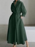Fashion Solid Lapel Chic Preppy Style Cardigan Is Very Comfortable To Wear For Women Release Date Is In Spring