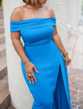 Occassional Off Shoulder Long Evening