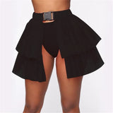 Tutu Skirt Summer Mesh Tulle High Waist Tutu Bustle Skirts Dancing Skirt Ball Gown Solid Color Streetwear Ladies