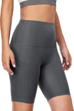 Shorts Pocket Five Points Female Fitness Training Running Cycling Tight Exercise Shorts-Outfit