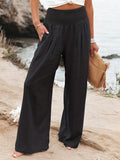 New Spring Women's Casual Cotton Lint Comfortable Mid-Rise Trousers